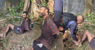 Vídeo; homem é salvo pela PM momentos antes de execução em cativeiro de facção, em Manaus