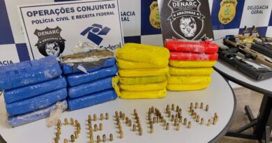 Polícia Civil apreende drogas, armas e caminhonete em sítio na BR-174; prejuízo ao crime organizado chega a R$ 1 milhão
