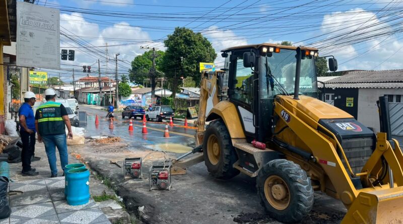 Ageman aplica multas que somam R$ 968,5 mil à Águas de Manaus por irregularidades na zona Norte