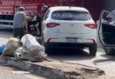 VÍDEO: policial atira contra carro de motorista de aplicativo após acidente em Manaus