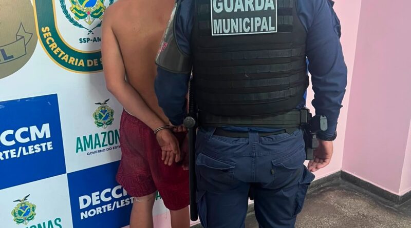 Guarda Municipal prende suspeitos em ocorrências de drogas, violência e crimes contra vulneráveis em Manaus