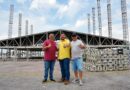 Prefeito Renato Junior vistoria montagem de palco do ‘#SouManaus Passo a Paço 2026’ e programação será apresentada nesta segunda-feira, 24/8