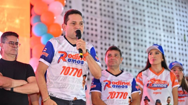 Rodinei Ramos lança candidatura a deputado estadual em evento com mais de 5 mil pessoas em Manaus
