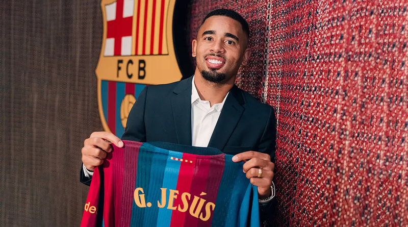 Barcelona anuncia contratação do atacante Gabriel Jesus por três anos