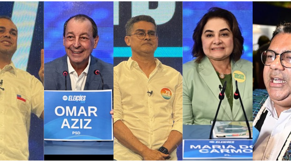 Debate na TV A Crítica é marcado por troca de acusações, denúncias e confronto entre candidatos no Amazonas