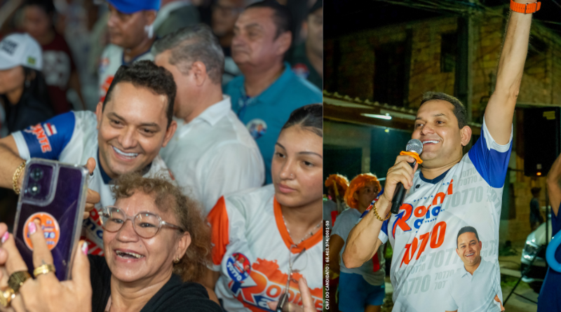 Nome de Rodinei Ramos ganha força nas ruas de Manaus e se consolida na disputa por uma vaga na Assembleia Legislativa do Amazonas