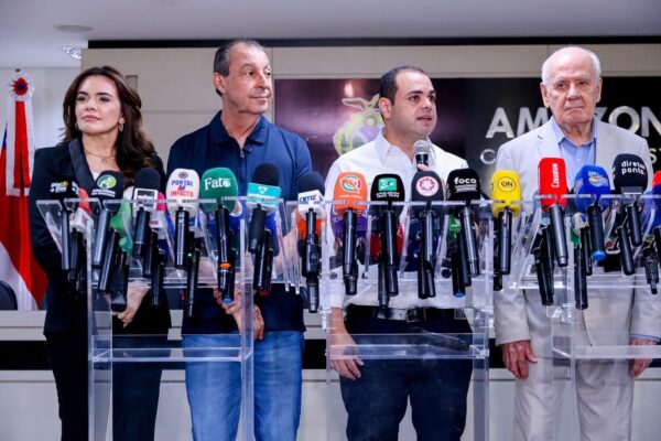 Omar Aziz e Roberto Cidade iniciam transição de governo no Amazonas